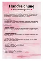 Vorschau - Mal- und Bastelvorlagen - Pixel Muttertagskarte, Karte Muttertag / Pixelkunst - Seite 1