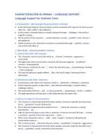 Vorschau - Merkblätter - LANGUAGE SUPPORT / SCAFFOLDS: ANALYZING DRAMATIC TEXTS / DRAMA (Materialpaket) - Seite 1