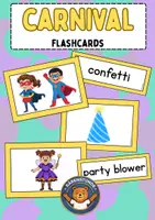Vorschau - Bildkarten - Carnival: Flashcards (Bildkarten und Wortkarten) - Deckblatt