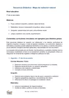 Vista previa - Unidades / Secuencias / Situaciones de Aprendizaje - Secuencia didáctica tercer año - Mapa de radiación natural - página 1