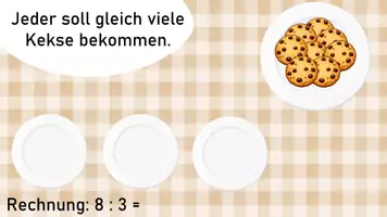 Vorschau - Arbeitsblätter - Division mit Rest / Geteilt mit Rest / Einführung - Seite 3