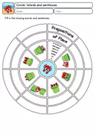 Vorschau - Stationenlernen - Prepositions of Place: Legekreis "Crabs and Buckets" - Seite 3