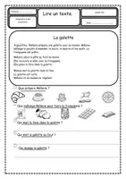 Aperçu - Autre type de ressources - lecture galette des rois P2 - Page de couverture