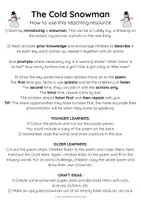 Προεπισκόπηση - Φύλλα εργασίας - The Cold Snowman - A Poem & Activities - Σελίδα 1