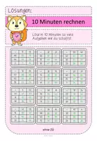 Vorschau - Arbeitsblätter - 10 Minuten rechnen 2 - Rechentabellen Addition ZR 100 - Seite 2