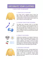Vorschau - Unterrichtsreihen - Decorate your Clothes: Reading and Speaking (English) - Seite 1