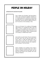 Vorschau - Unterrichtsreihen - People on Holiday: Reading and Writing (English) - Seite 1