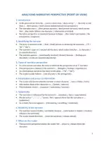 Vorschau - Merkblätter - Analyzing Narrative Perspective (Point of View) - Language Support | Scaffolds (EF - Q1 - Q2) - Seite 1