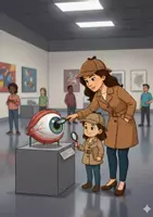 Vorschau - Arbeitsblätter - Lesetext -Deutsch:Thema Auge - Seite 2