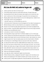 Vorschau - Arbeitsblätter - Lesetext -Deutsch:Thema Auge - Seite 3