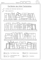 Vorschau - Arbeitsblätter - Die Bücher der Bibel (Bibelbücherschrank Religion Klasse 3-4) - Seite 3