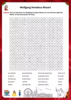 Vorschau - Arbeitsblätter - Wolfgang Amadeus Mozart_Suchsel - Deckblatt