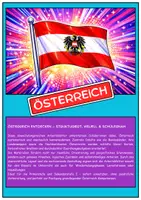 Vorschau - Arbeitsblätter - Österreich - Bundesländer, Wappen, Nachbarländer, Flaggen - Deckblatt