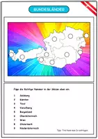 Vorschau - Arbeitsblätter - Österreich - Bundesländer, Wappen, Nachbarländer, Flaggen - Seite 2