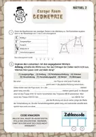 Vorschau - Arbeitsblätter - Codeknacker Geometrie (Winkel, Symmetrie, Konstruktieren) - Seite 1