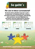 Vorschau - Fördermaterial/Inklusion - Mengen erkennen & Mengen bündeln – Lernkarten Zahlenraum 10 - Seite 2
