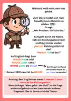 Vorschau - Arbeitsblätter - WHOSE - als Fragewort und Relativpronomen - Seite 3