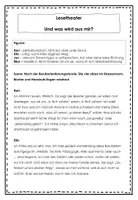 Vorschau - Arbeitsblätter - Lesetheater / Rollenspiel über Leistungsdruck & Zukunftsängste (Klasse 7-10, DaZ-geeignet) - Deckblatt