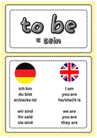 Vorschau - Arbeitsblätter - TO BE - negatives - worksheet bundle (English) - Seite 1