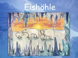 Vorschau - Stundenentwürfe - Kunstprojekt „Eisbären vor der Eishöhle“ – Wachstechnik, Deckfarben, Buntstifte - Seite 2