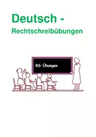 Vorschau - Stundenentwürfe - Deutsch-Rechtschreibübungen - Deckblatt