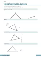 Vorschau - Arbeitsblätter - Geometrie Kongruenzabbildungen - Deckblatt