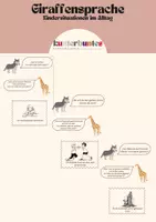 Vorschau - Spiele - Giraffensprache / Kinder Alltagssituationen - Deckblatt