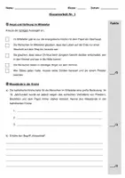 Vorschau - Klassenarbeiten - Klassenarbeit - Martin Luther und die Reformation l Geschichte Klasse 7 - Seite 1