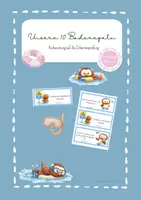 Vorschau - Präsentationen/Tafelbilder - Unsere 10 Baderegeln - Tafelmaterial/ Eulendesign - Deckblatt