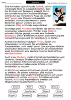Vorschau - Arbeitsblätter - Animation – Materialpaket | Wissenskartei, Lückentext & Quizkarten - Seite 3