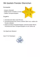 Vorschau - Mal- und Bastelvorlagen - Sternchen Fensterbilder - Seite 2
