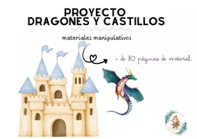 Vista previa - Unidades / Secuencias / Situaciones de Aprendizaje - Proyecto dragones y castillos. Material manipulativo. - Portada