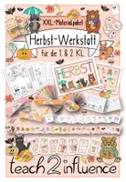 Vorschau - Unterrichtsreihen - XXL-Materialpaket - Herbst-Werkstatt für die 1. & 2. Kl. - Deckblatt