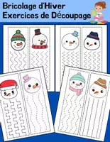 Aperçu - Apprentissages en autonomie - Bricolage d'Hiver - Entraînement aux Ciseaux - Page de couverture