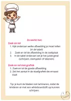 Voorbeeld - De bakker - zoek en tel grafieken - Pagina 1