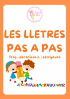 Vista previa - Hojas de trabajo - Les lletres pas a pas✏️🧡 - Las letras paso a paso (Cat/cast) - página 1