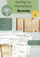 Vorschau - Unterrichtsreihen - Märchen/ Merkmale/ Märchenmerkmale verstehen und anwenden - Deckblatt
