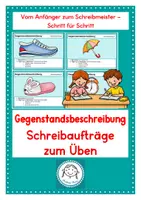 Vorschau - Arbeitsblätter - Gegenstandsbeschreibungen. Schreibaufträge zum Üben - Deckblatt