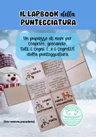 anteprima - Materiale di supporto/inclusione - LA PUNTEGGIATURA. Il Lapbook a tema invernale - Pagina di copertina