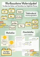 Vorschau - Arbeitsblätter - Wortbausteine Materialpaket - Deckblatt