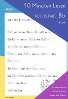 Vorschau - Arbeitsblätter - 10 Minuten Lesen: Buchstabe B (1. Klasse) Niko - Deckblatt
