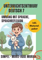 Vorschau - Stundenentwürfe - Unterrichtsentwurf Deutsch: „Simpel“ (Marie-Aude Murail) – Sprachreflexionskompetenz & Sprachgebrauch, Klasse 7 - Deckblatt
