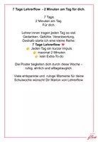 Vorschau - Poster - 7 Tage Lehrerflow - 2 Minuten am Tag für dich - Seite 1