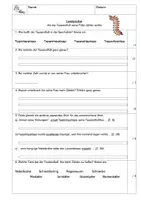 Vorschau - Arbeitsblätter - Deutsch Leseprobe "Als der Tausendfüßer seine Füße zählen wollte" (Kl. 3/4) - Seite 1