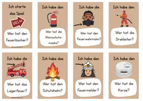 Vorschau - Spiele - Lesespiel Feuer/ Feuerwehr-Ich habe..Wer hat..? - Seite 3