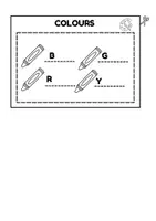 Vista previa - Manualidades / Dibujos para colorear - REPASO 1º VOCAB - página 1