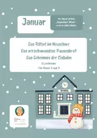 Vorschau - Arbeitsblätter - 3 spannende Lese- Krimis für den Januar - Deckblatt