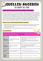 Vorschau - Arbeitsblätter - Quellen richtig angeben/ richtig zitieren - Seite 1