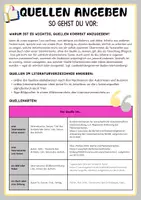 Vorschau - Arbeitsblätter - Quellen richtig angeben/ richtig zitieren - Seite 2