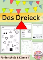 Vorschau - Arbeitsblätter - Geometrische Formen, Dreieck, Geometrie, Ebene Figuren - Deckblatt